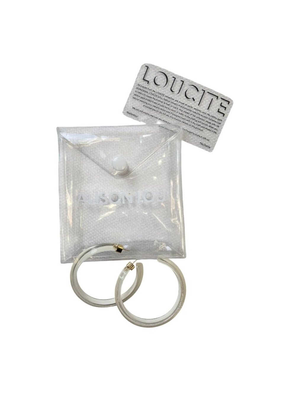 Alison Lou Loucite Medium Jelly Hoop Earrings